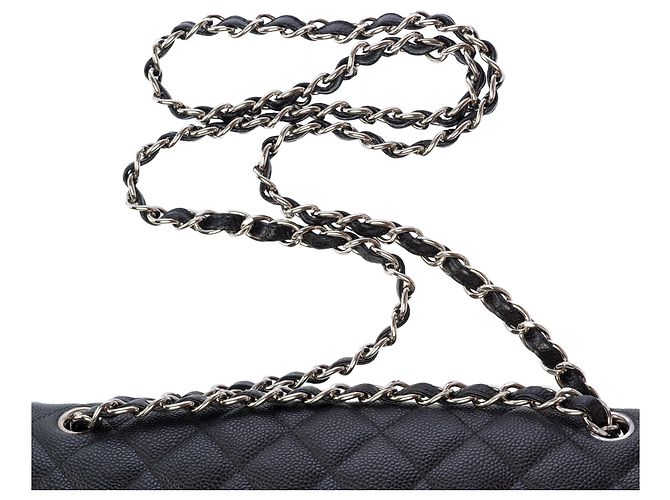 Borsa CHANEL Timeless/Classique in Pelle Nera - 103868 Nero - vista 10