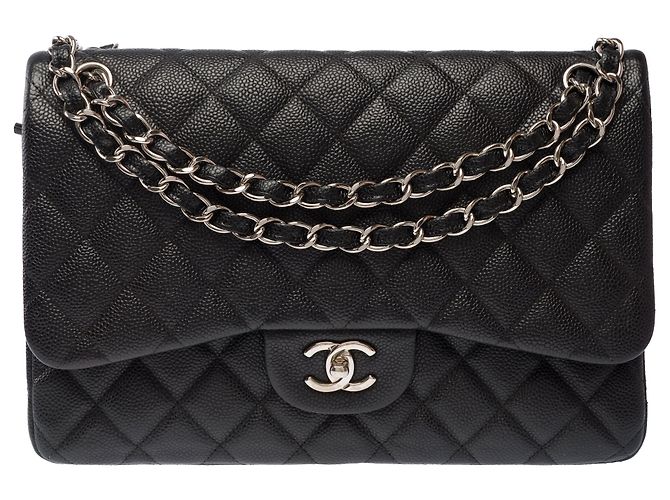 Borsa CHANEL Timeless/Classique in Pelle Nera - 103868 Nero - vista 3