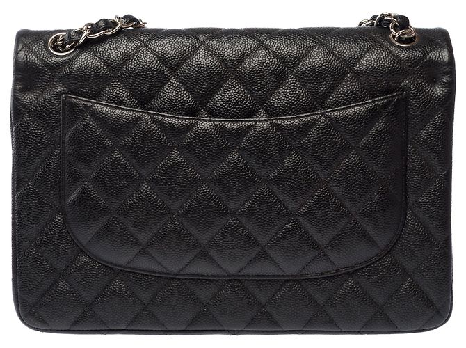 Borsa CHANEL Timeless/Classique in Pelle Nera - 103868 Nero - vista 4