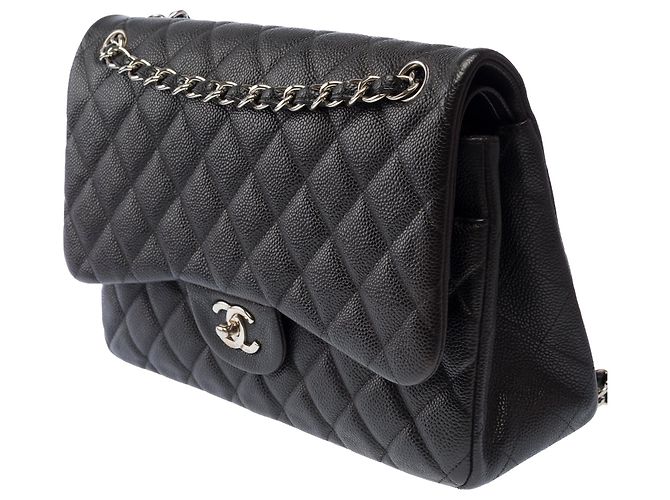 Borsa CHANEL Timeless/Classique in Pelle Nera - 103868 Nero - vista 5