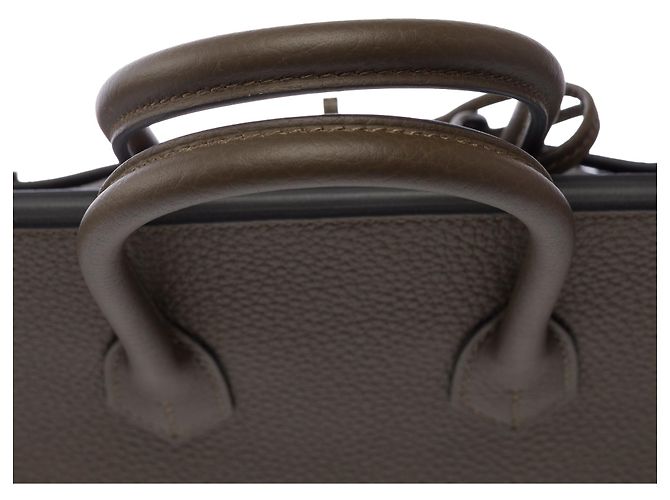 Hermès Borsa HERMES Birkin 25 in Pelle Verde - 103874 - vista 10