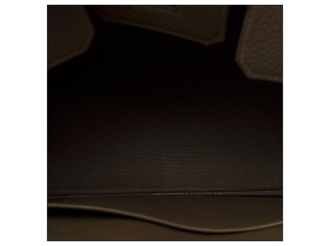 Hermès Borsa HERMES Birkin 25 in Pelle Verde - 103874 - vista 9