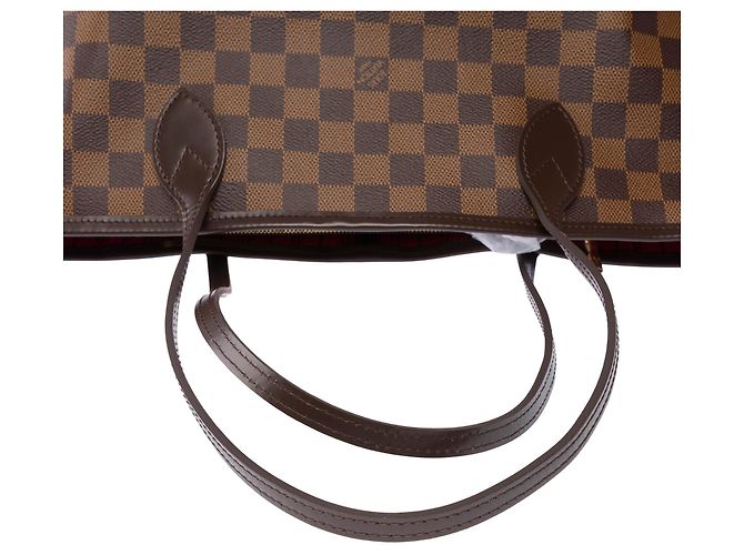 Borsa LOUIS VUITTON Neverfull in Tela Marrone - 103852 - vista 13