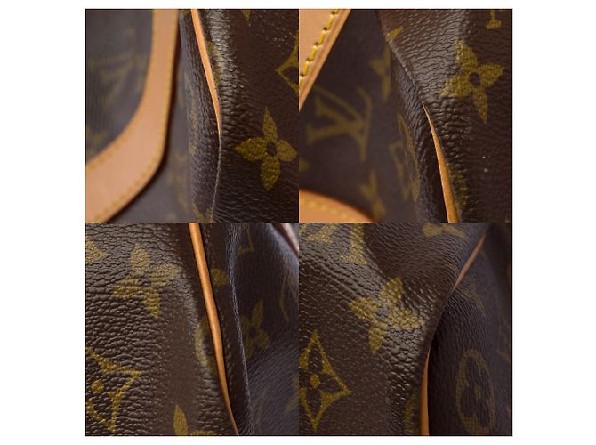 Borsa LOUIS VUITTON Keepall in Tela Marrone - 103853 - vista 11