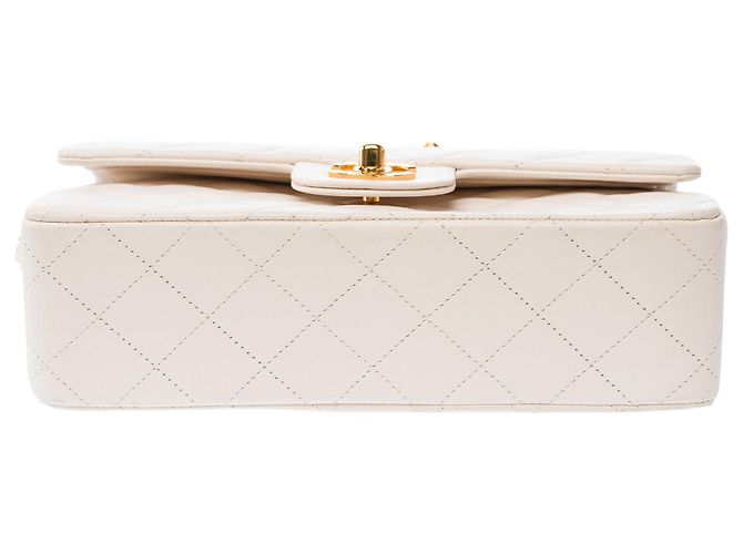 Borsa CHANEL Timeless/Classique in Pelle Bianca - 103866 Bianco - vista 11