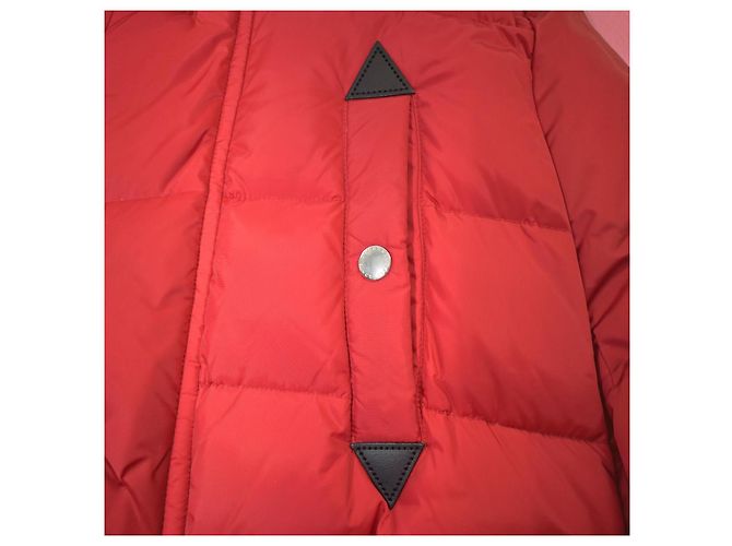 Dsquared2 Misty Mountains Rote Daunen-Bomberjacke - Ansicht 10