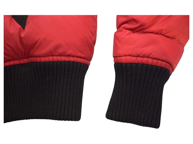 Dsquared2 Misty Mountains Rote Daunen-Bomberjacke - Ansicht 11