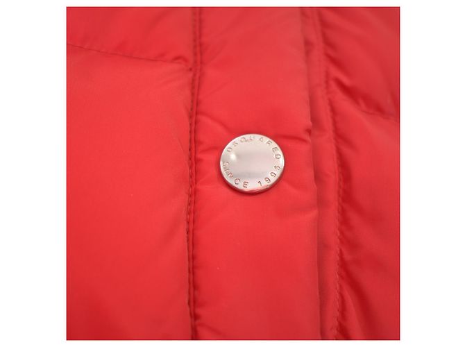 Dsquared2 Misty Mountains Rote Daunen-Bomberjacke - Ansicht 9