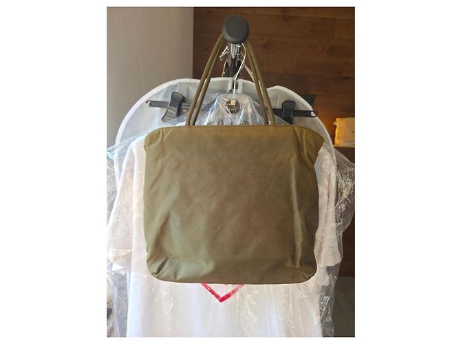 Prada Re-Nylon Shopper Tasche Khaki - Ansicht 4