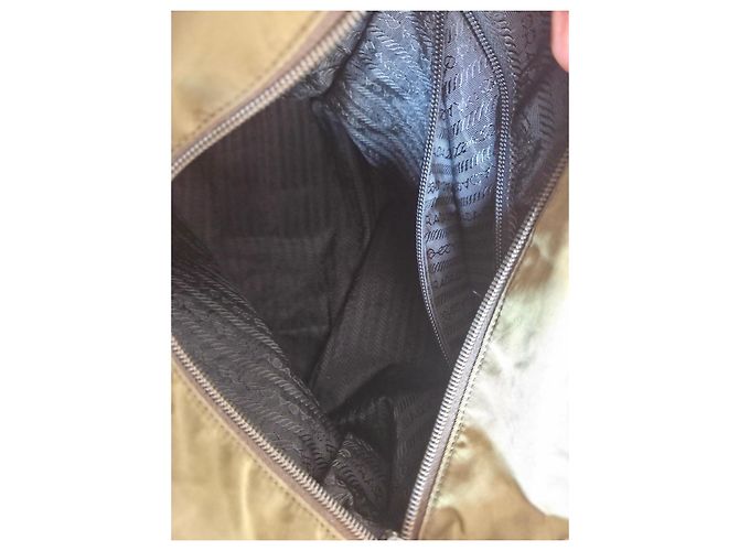 Prada Re-Nylon Shopper Tasche Khaki - Ansicht 7