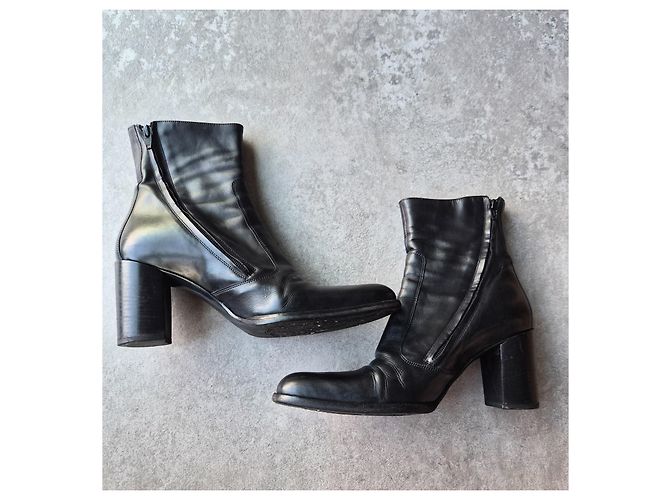 Free Lance Robertot Botines de cuero negro - vista 11