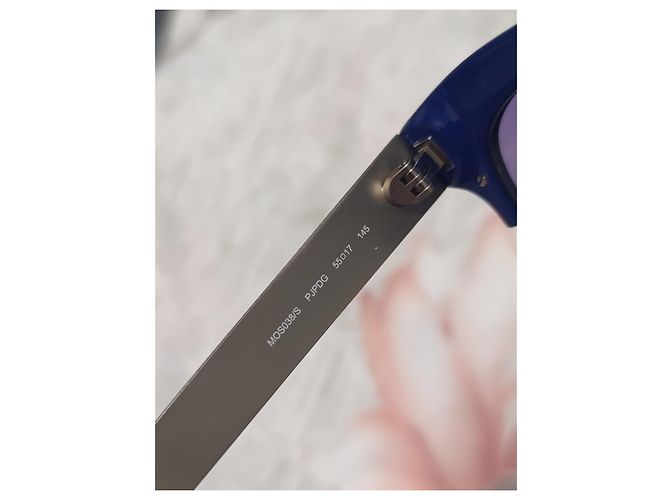 Occhiali da sole Moschino Cat Eye Blu Porpora - vista 11