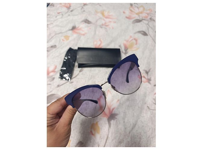 Occhiali da sole Moschino Cat Eye Blu Porpora - vista 16