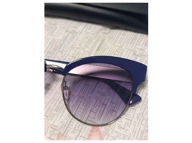 Occhiali da sole Moschino Cat Eye Blu Porpora - vista 4