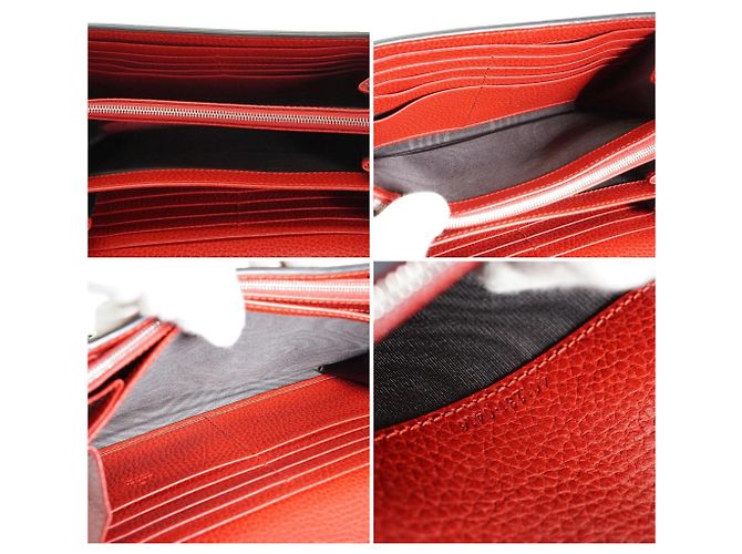 Gucci Borsa a tracolla Dionysus Wallet on Chain WOC in pelle rossa Rosso - vista 6