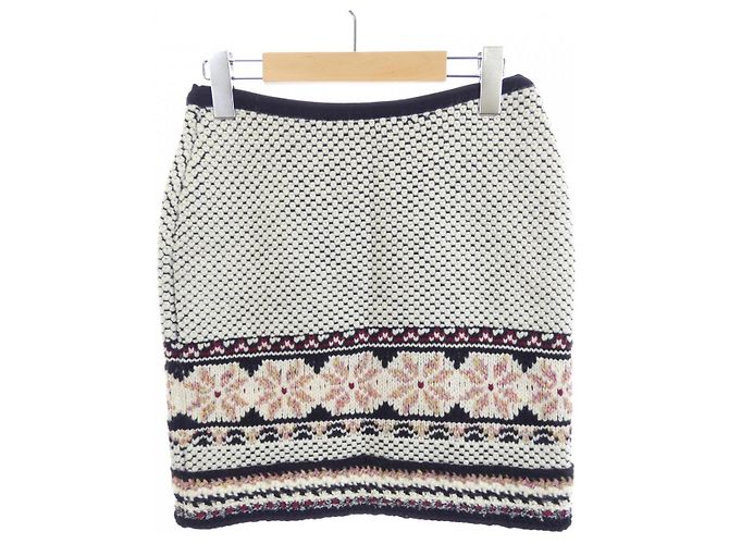 Falda de cachemira Chanel Negro - vista 2
