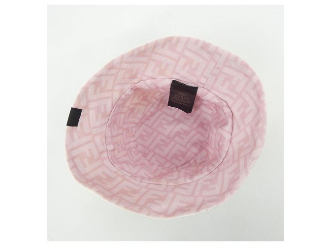 Autre Marque Fendace FXQ698 AK6T Hut Pink Beige Gelb - Ansicht 5