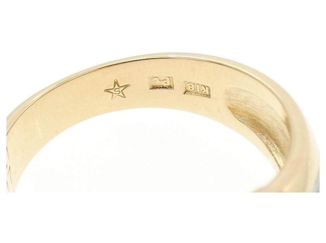 Autre Marque Ginza Tanaka Au750 Platin Diamantring Golden - Ansicht 4