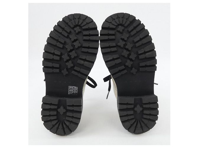 Scarpe Marni DADA DERBY Nero Bianco - vista 4