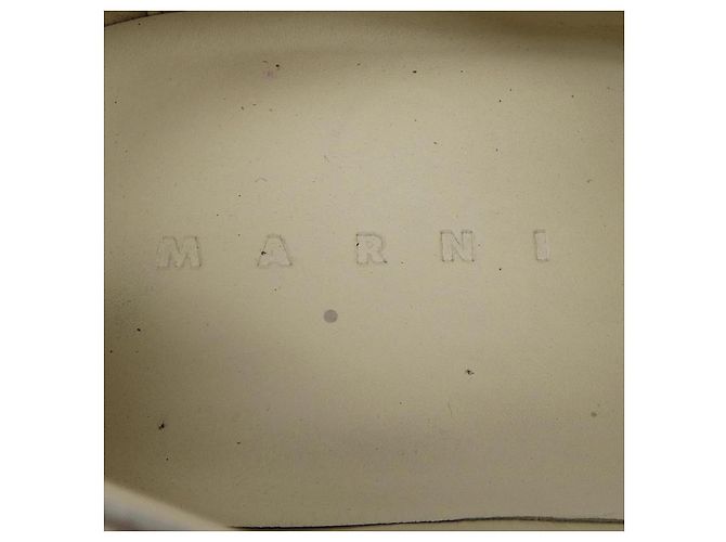 Scarpe Marni DADA DERBY Nero Bianco - vista 6