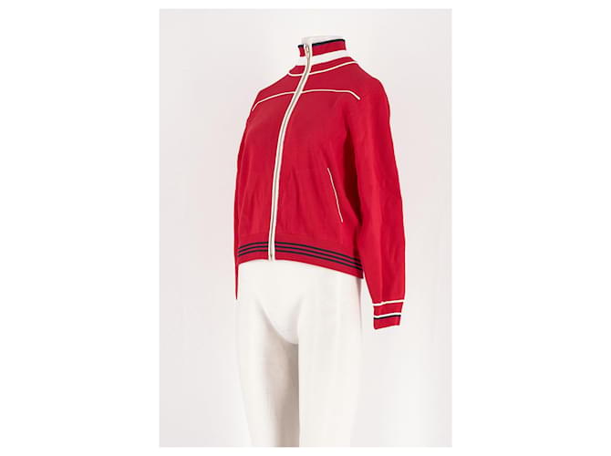 Maje Roter gerader Cardigan - Ansicht 4