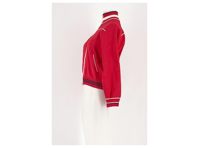 Maje Roter gerader Cardigan - Ansicht 5