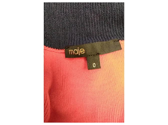 Maje Roter gerader Cardigan - Ansicht 7
