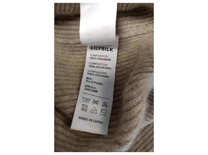 Autre Marque LILYSILK Kaschmirpullover beige - Ansicht 8