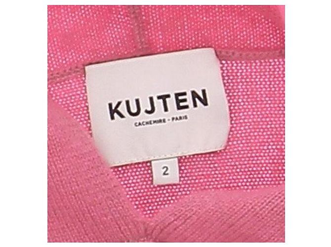 Autre Marque KUJTEN Mehrfarbiger Kaschmirpullover in Rosa Pink - Ansicht 5