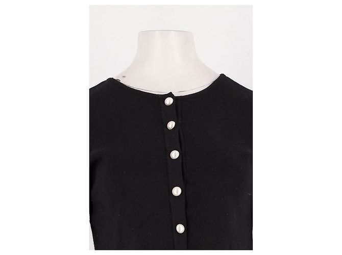 Autre Marque SLEEPER Cardigan gerade schwarz Viscose XS - Ansicht 2