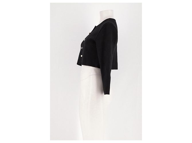Autre Marque SLEEPER Cardigan gerade schwarz Viscose XS - Ansicht 5