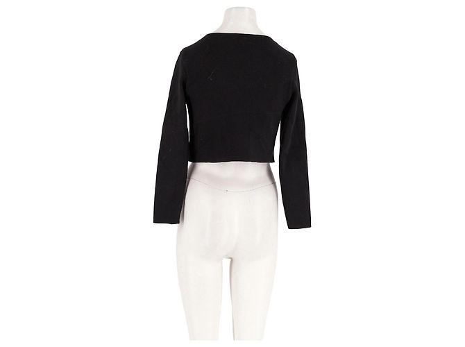 Autre Marque SLEEPER Cardigan gerade schwarz Viscose XS - Ansicht 6