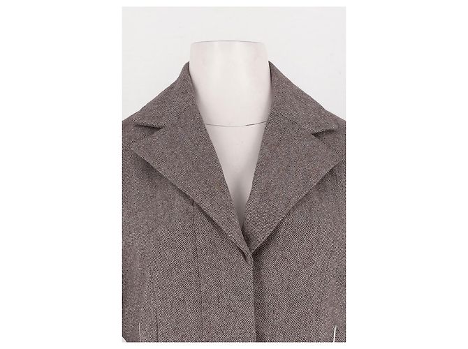 Autre Marque REMAIN Wolljacke braun - Ansicht 2
