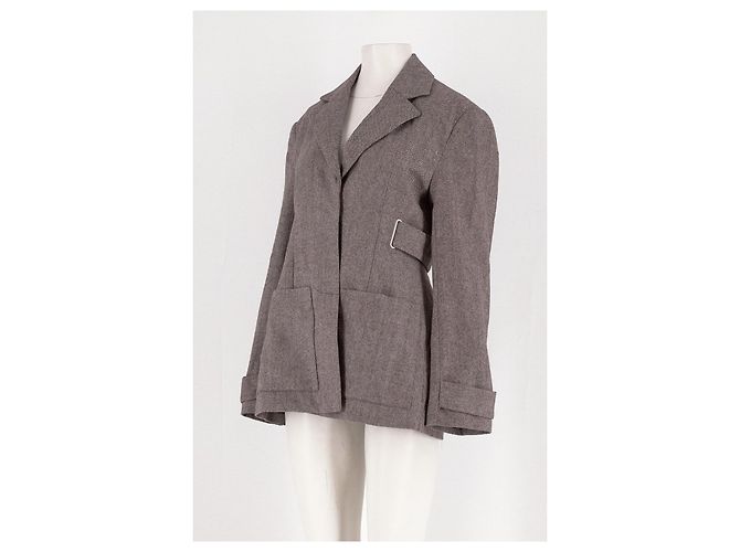 Autre Marque REMAIN Wolljacke braun - Ansicht 4