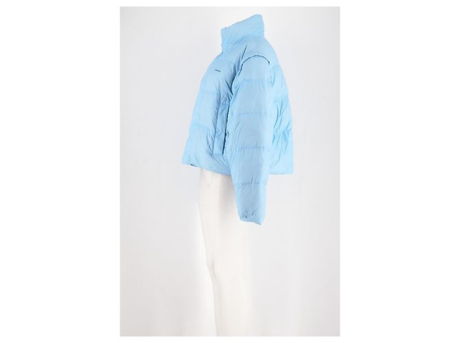 Autre Marque Casaco acolchoado curto azul - vista 5
