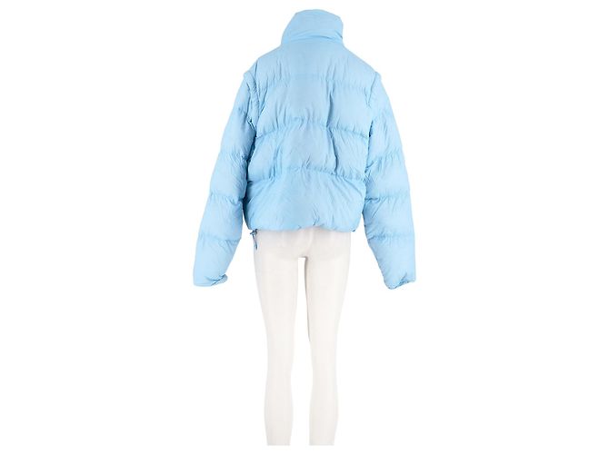 Autre Marque Casaco acolchoado curto azul - vista 6