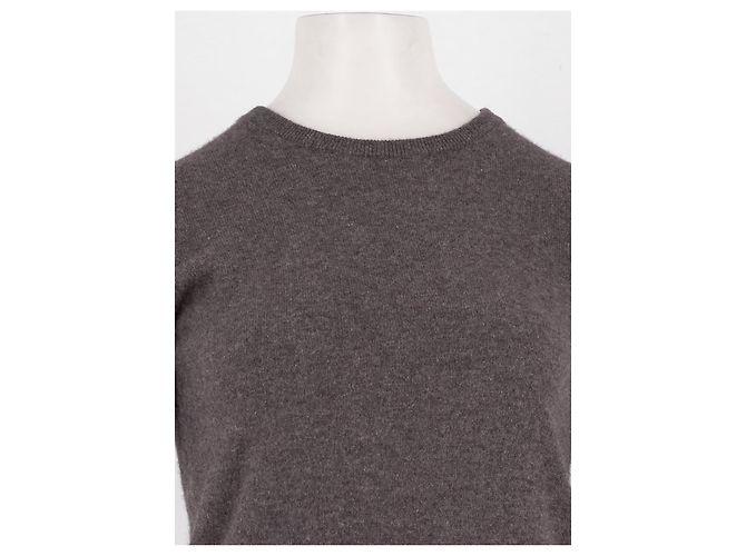 Autre Marque Top Soft Goat de cashmere castanho XS Marrom - vista 2