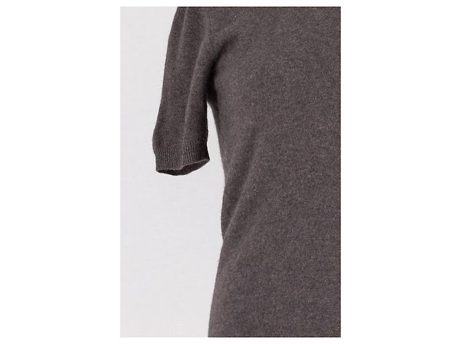 Autre Marque Top Soft Goat de cashmere castanho XS Marrom - vista 3