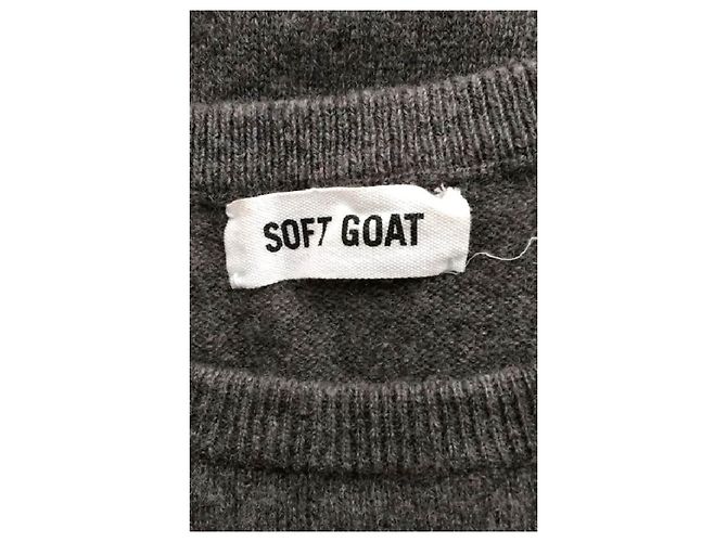 Autre Marque Top Soft Goat de cashmere castanho XS Marrom - vista 7