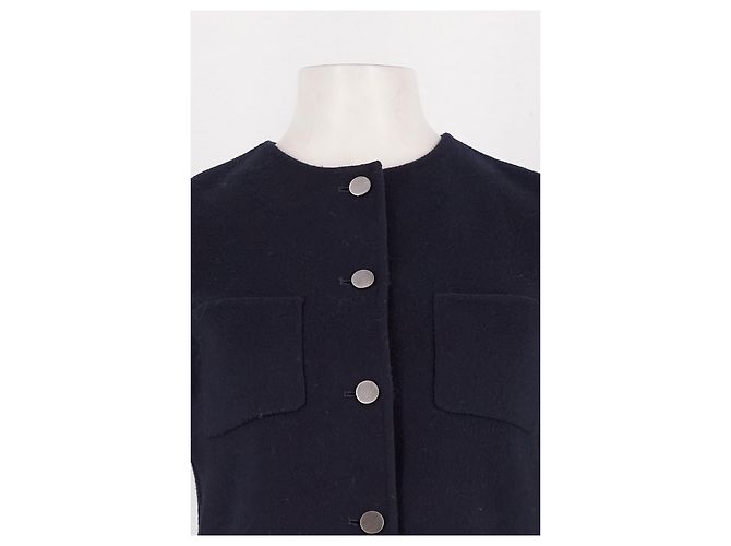 Theory wool jacket navy blue - view 2