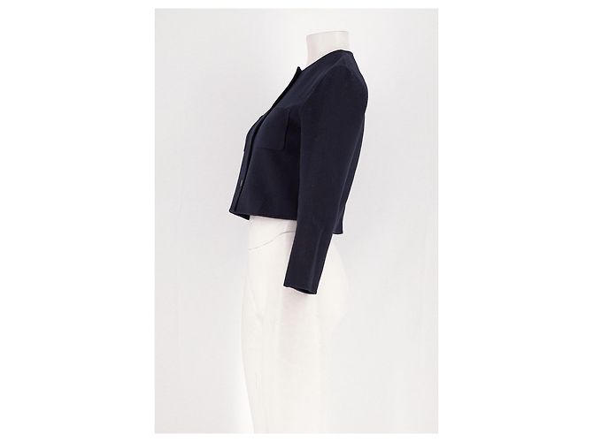 Theory wool jacket navy blue - view 5