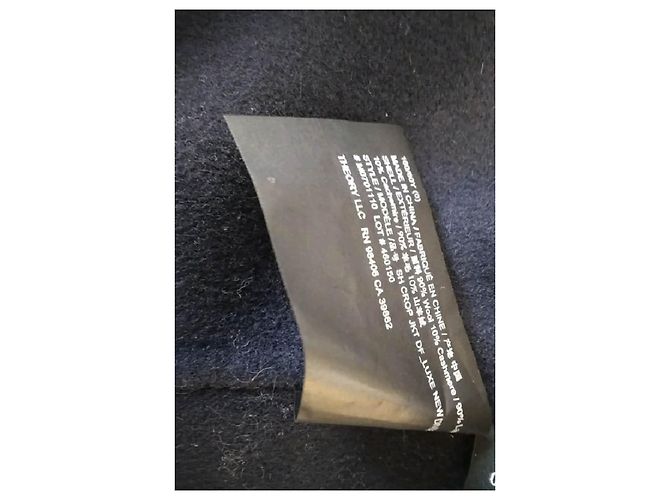 Theory wool jacket navy blue - view 8