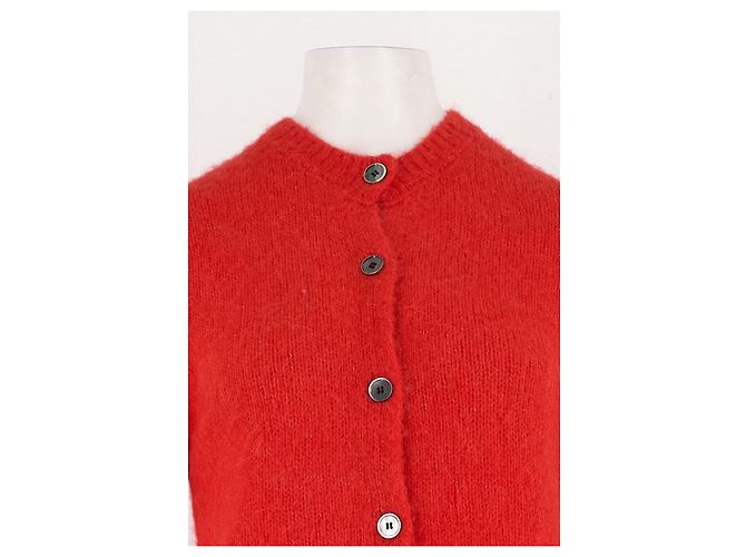 Autre Marque Roter Wollcardigan 440ME - Ansicht 2
