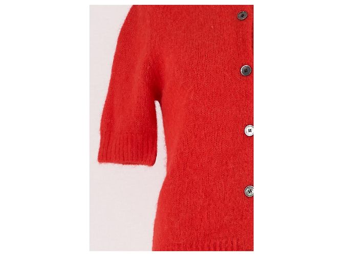 Autre Marque Roter Wollcardigan 440ME - Ansicht 3