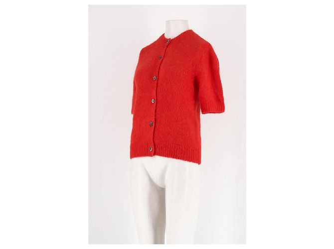 Autre Marque Roter Wollcardigan 440ME - Ansicht 4