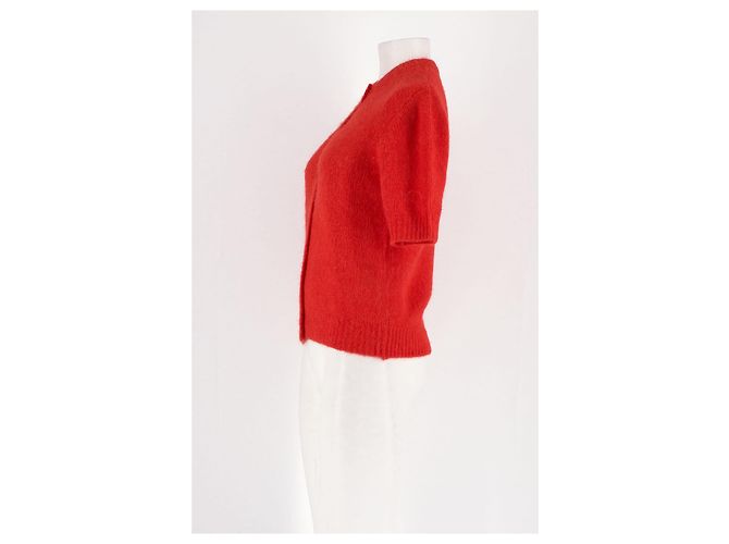 Autre Marque Roter Wollcardigan 440ME - Ansicht 5