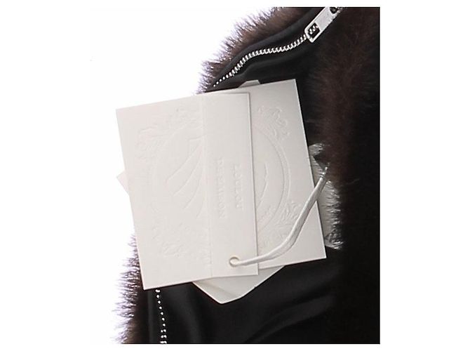 Autre Marque Pochette in pelliccia marrone - vista 3
