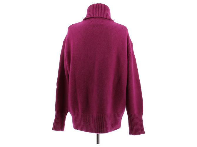 Autre Marque Lila Kaschmir-Rollkragenpullover - Ansicht 2