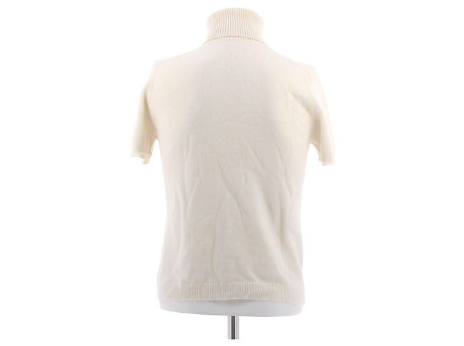 Eric Bompard Top crema de cachemira Blanco - vista 2
