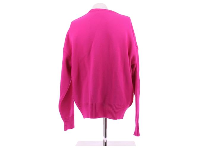 Ami Wollpullover Fuchsia Rosa Pink - Ansicht 2